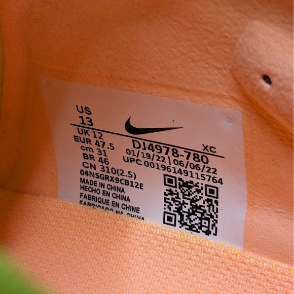 Nike Zoom Mercurial Vapor 15 Elite FG Men\'s 13 Lucent Pack Yellow Soccer Cleats main image 7